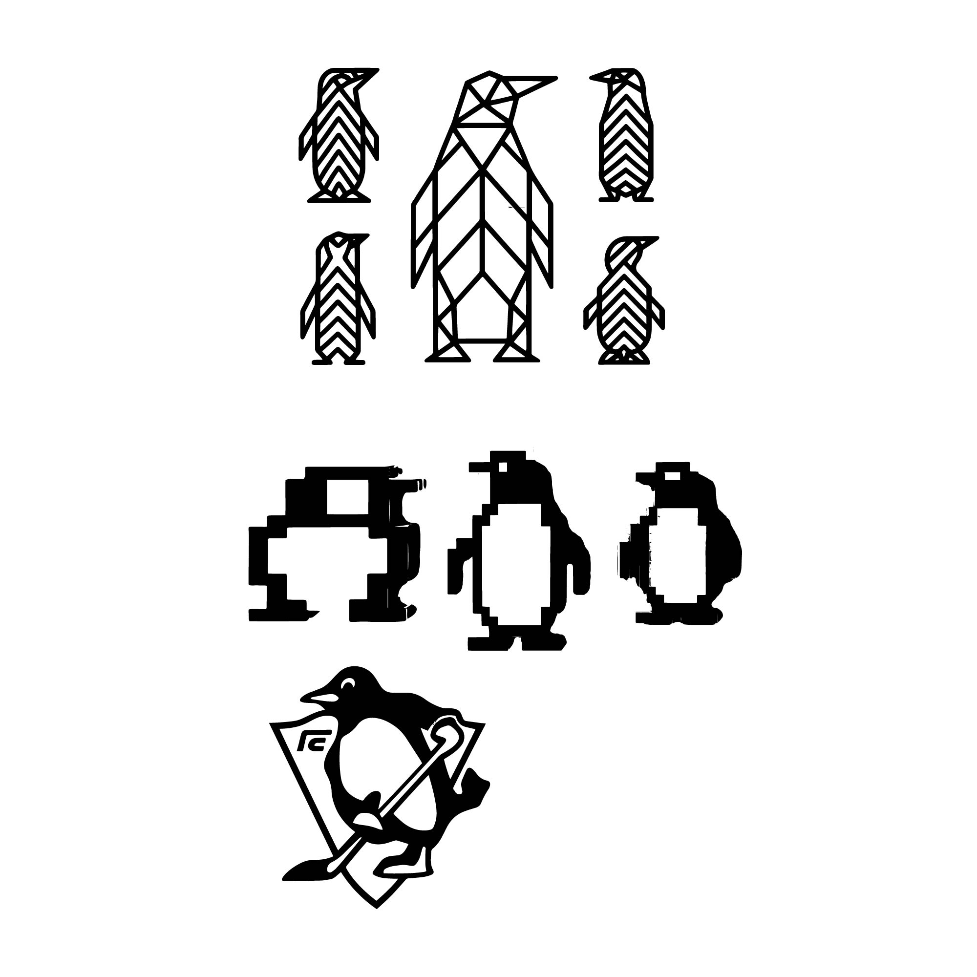 Bundle of Penguin Icons preview image.