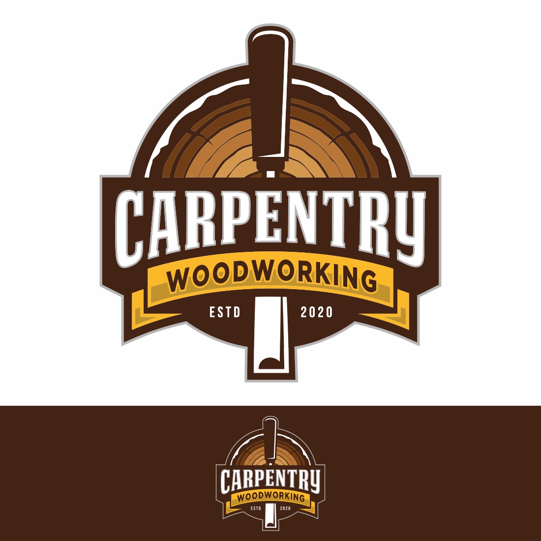 Carpentry Vintage Logo Design Template – Only $6 cover image.