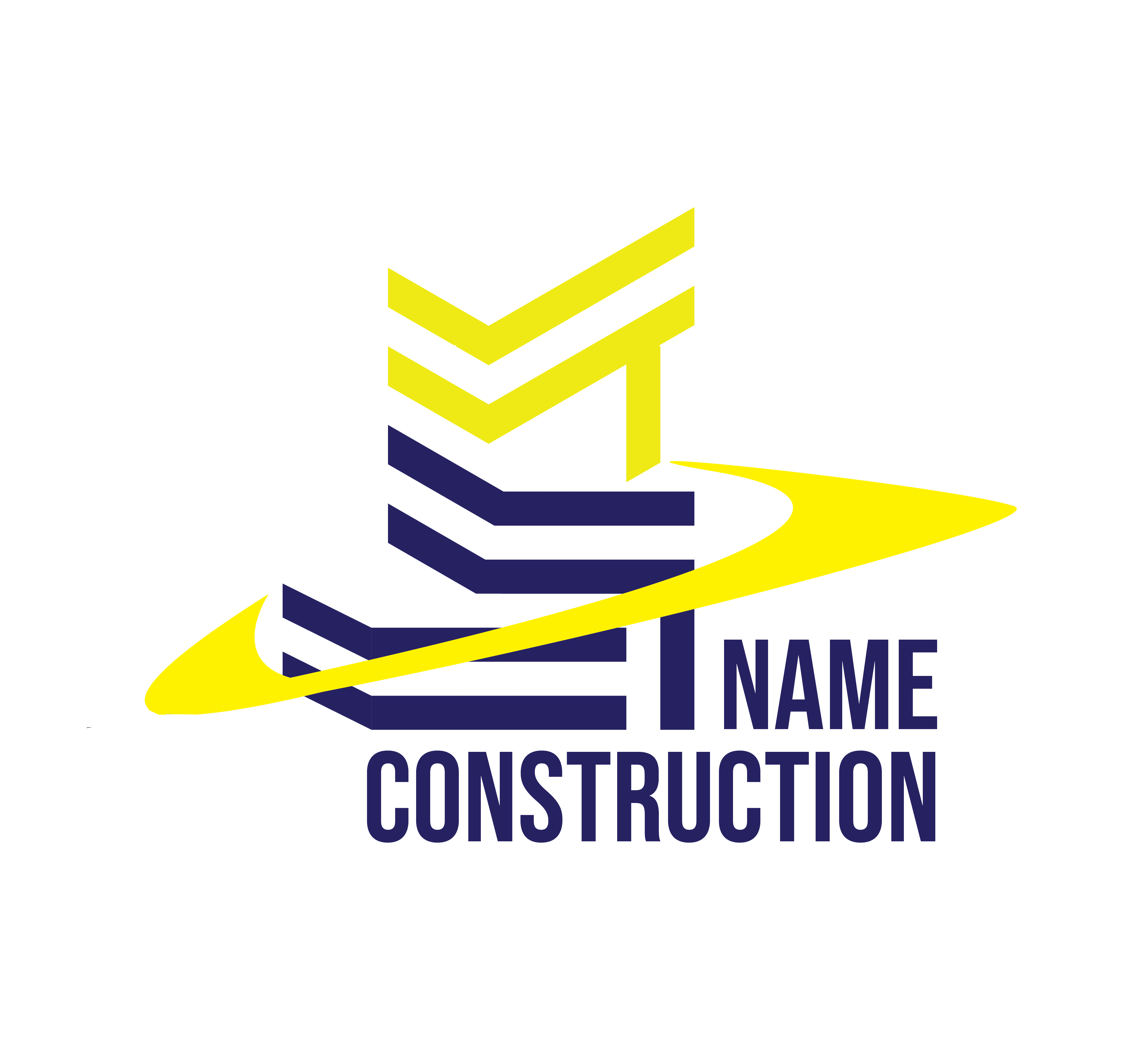 Construction Logo Template cover image.