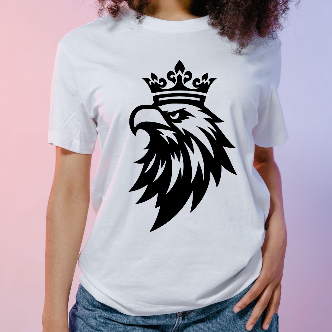 Eagle t-shirt design cover image.