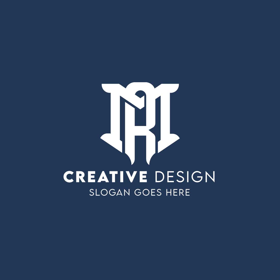 SA Abstract Logo Design preview image.