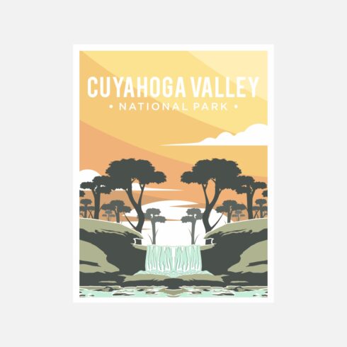 Cuyahoga Valley National Park poster vector illustration design – Only $8 cover image.