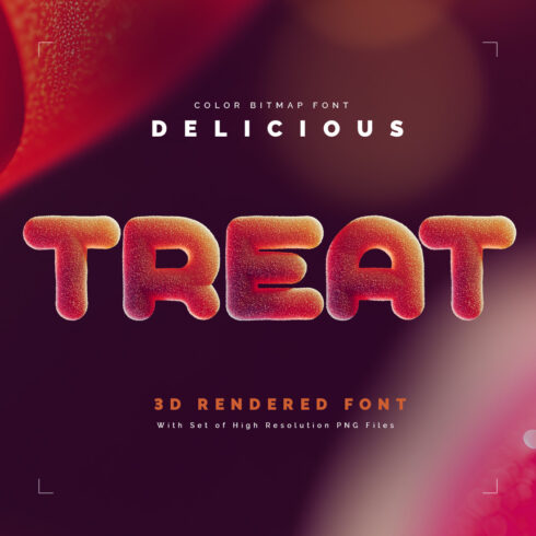 Delicious Treat — Color Bitmap Font cover image.