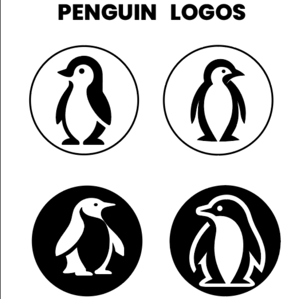 penguin logos - MasterBundles