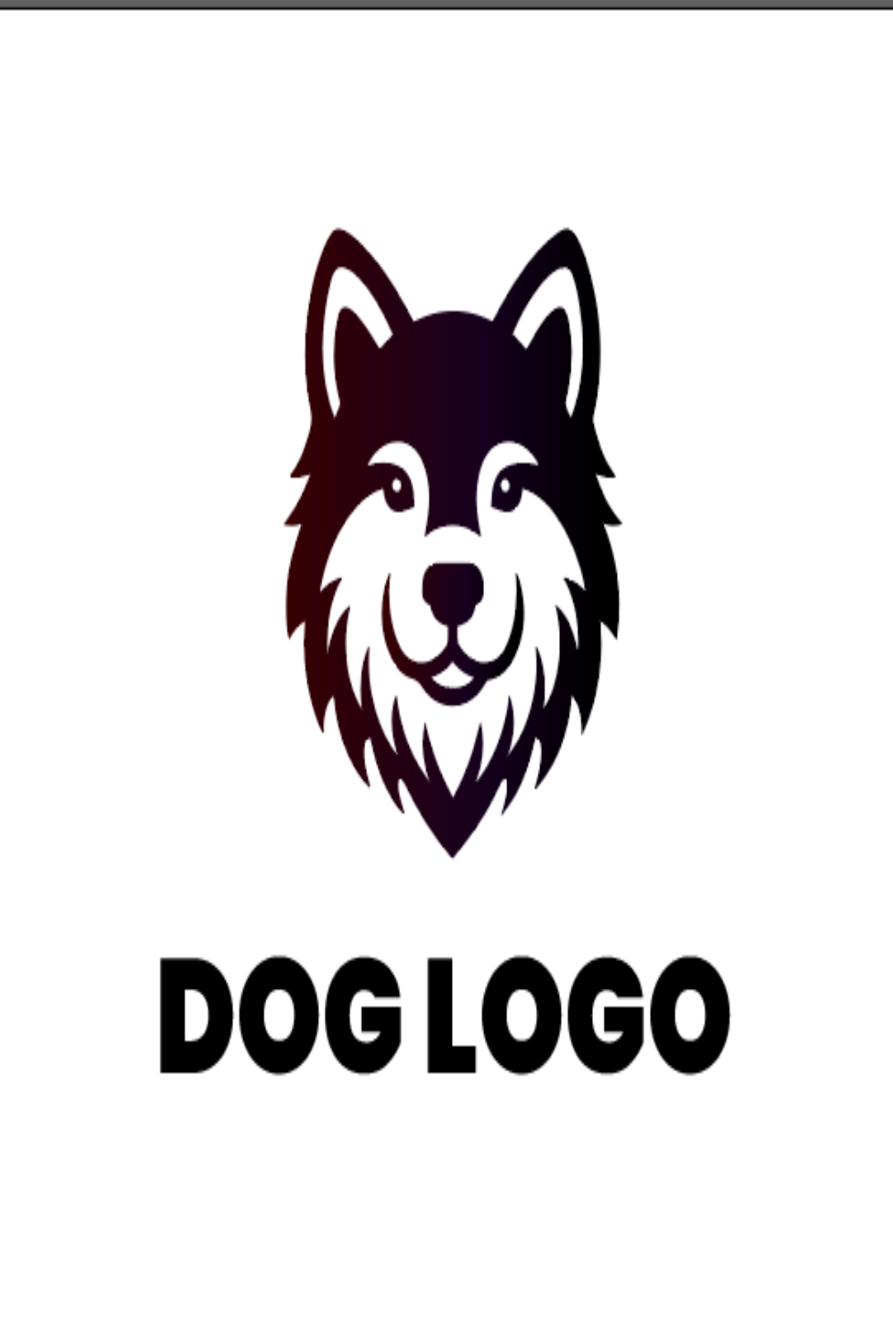DOG Logo pinterest preview image.