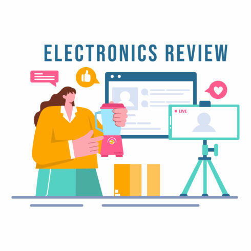 18 Electronics Review Illustration cover image.