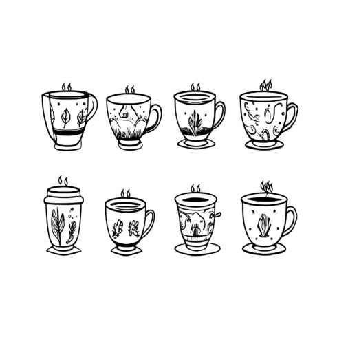 Charming Coffee Cup Logo Designs cover image.