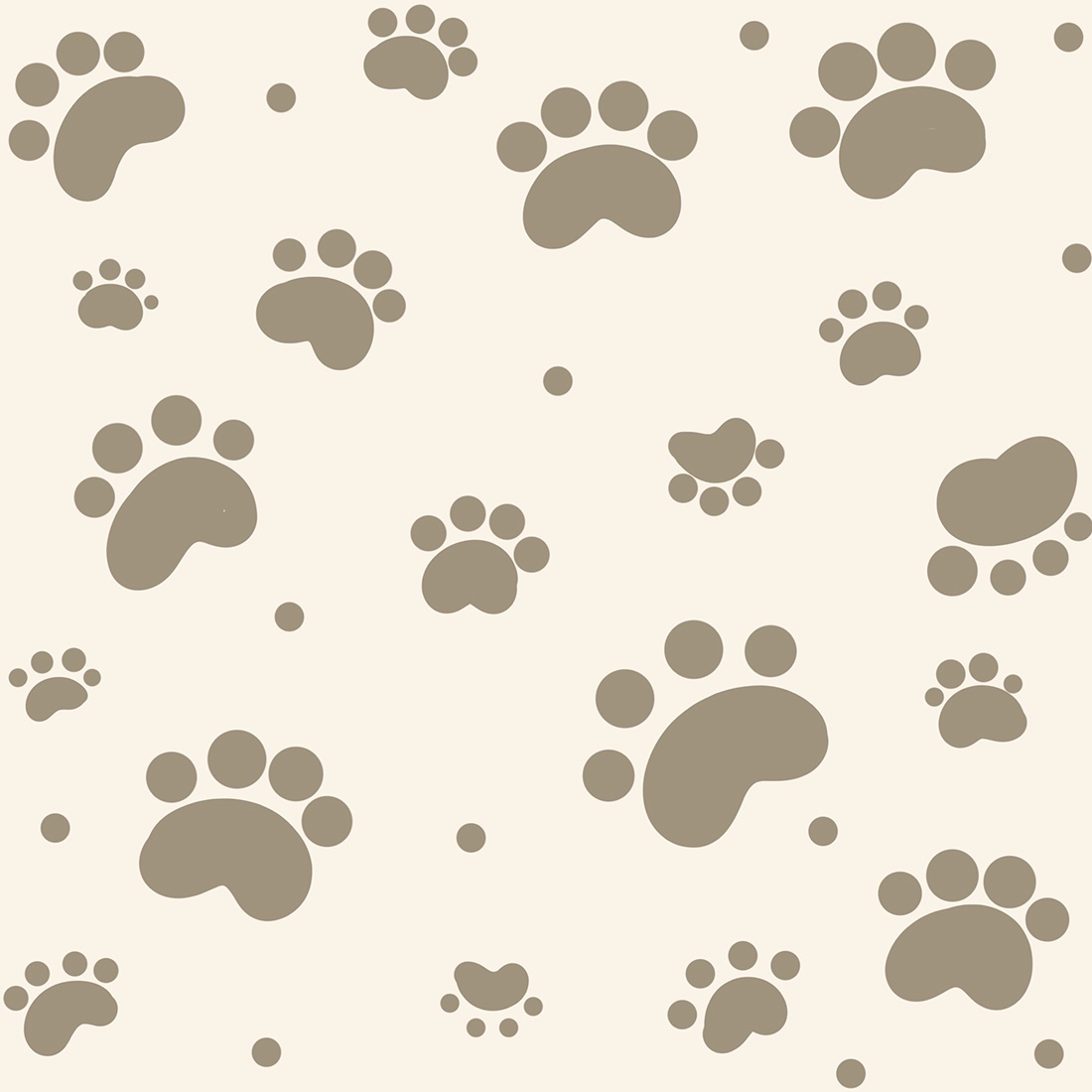foot print pattern: seamless pattern , wallpaper, wall sticker pattern, animal pattern, vintage, aesthetic etc preview image.