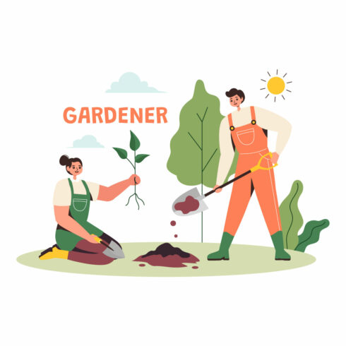 12 Summer Gardener Illustration cover image.