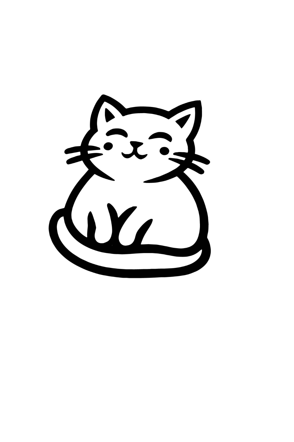 Cats Logo Designs pinterest preview image.