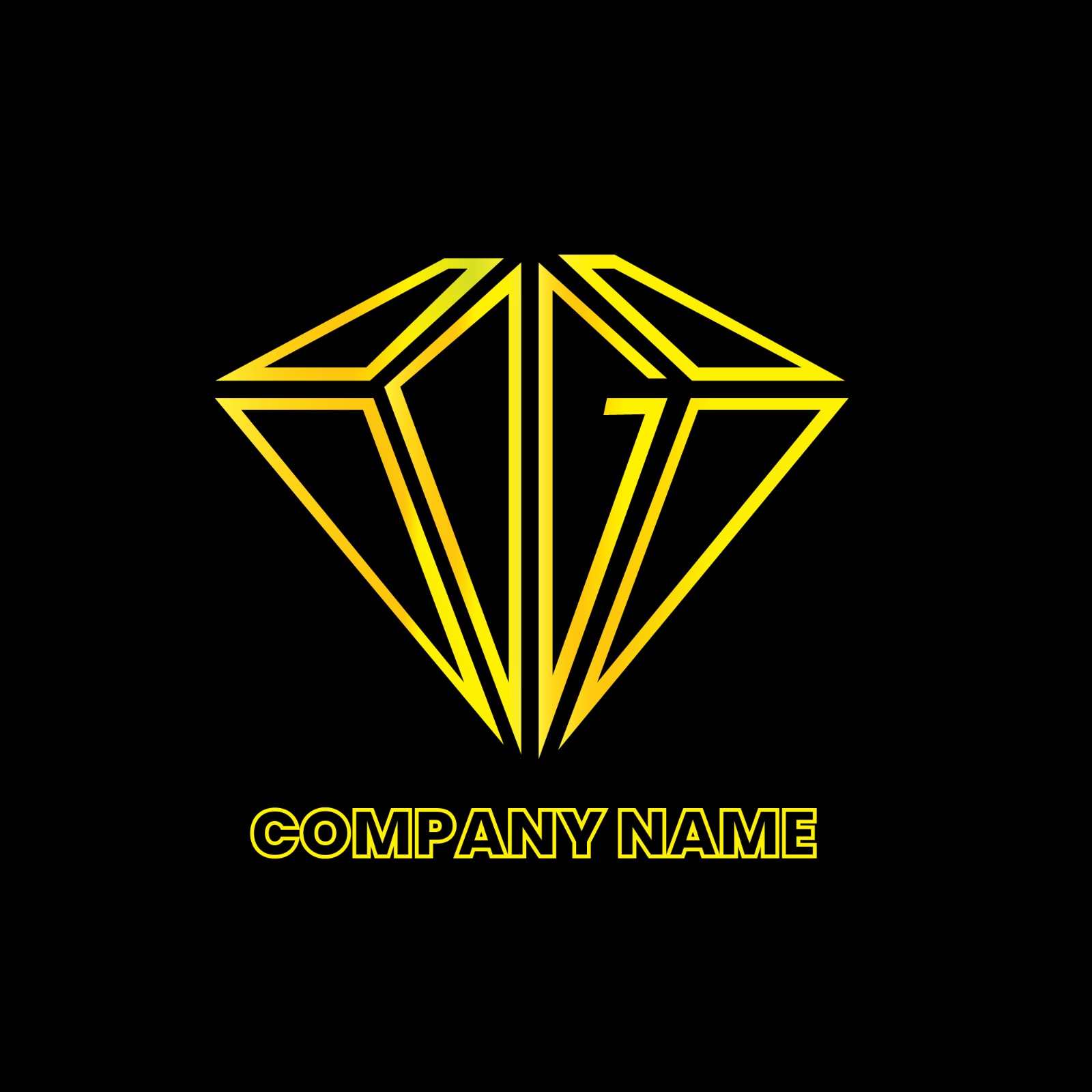 Creative Logo Design Diamond preview image.