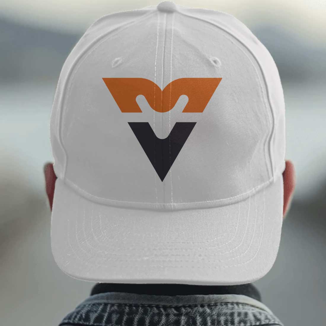 Monogram MV/ VM Letter Logo Brand Identity Logo Template preview image.