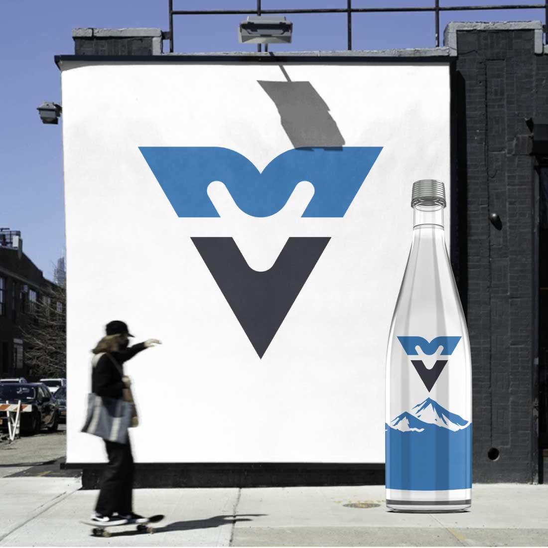 Monogram MV/ VM Letter Logo Brand Identity Logo Template cover image.