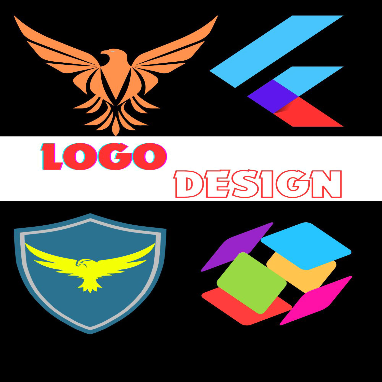 10 logo design preview image.