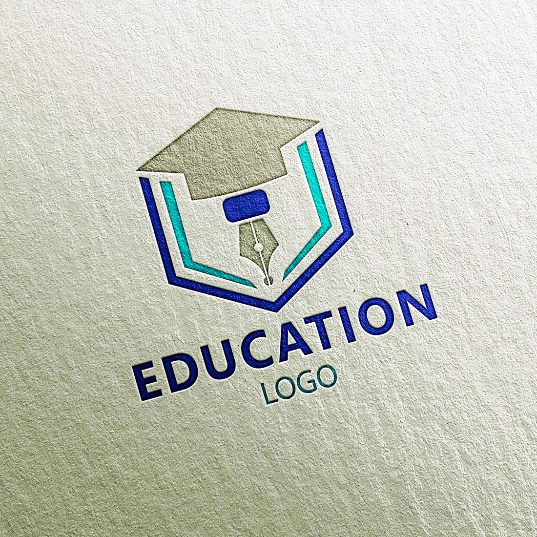 Education Logo Design | School Logo | Illustrator Editable Designs preview image.
