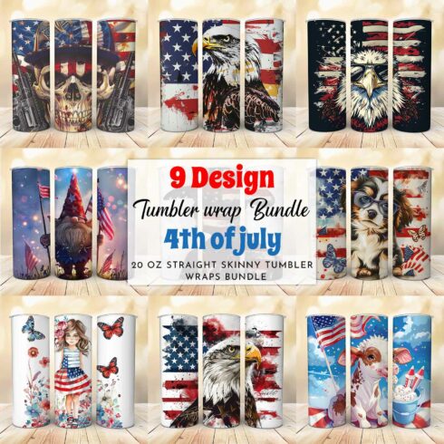 4th of July | Tumbler Wrap Bundle cover image.