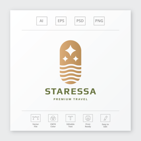 Star Travel Agent Logo cover image.