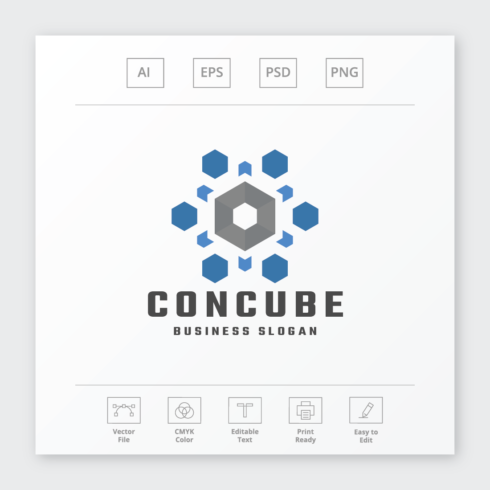 Connect and Share Cube Logo cover image.