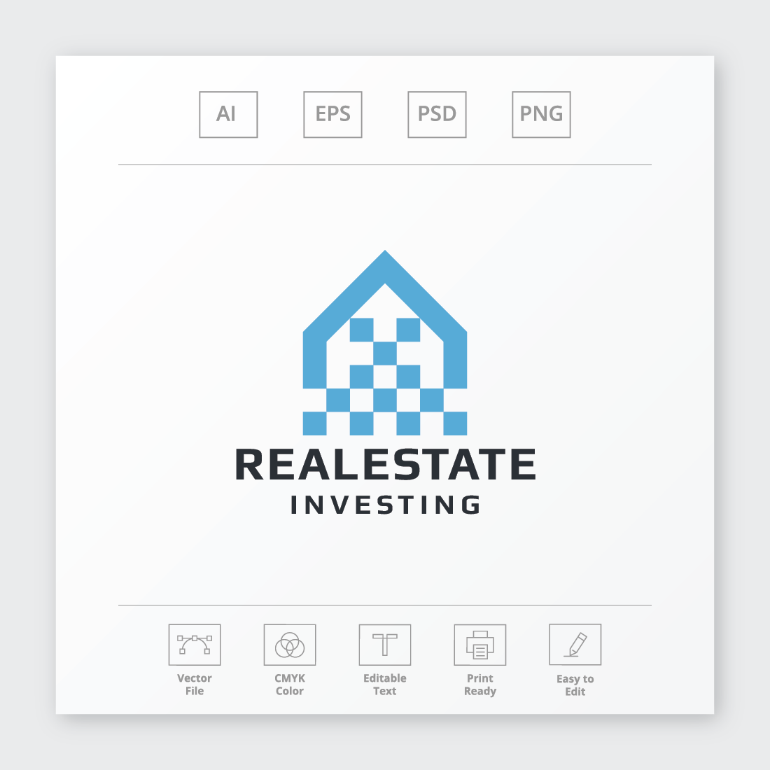 Pixel Real Estate Logo preview image.