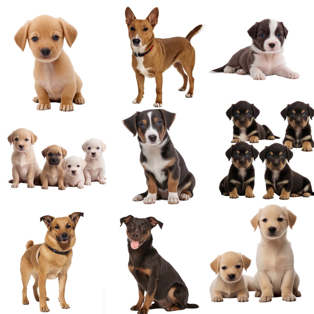 24 Dog png illustrations cover image.