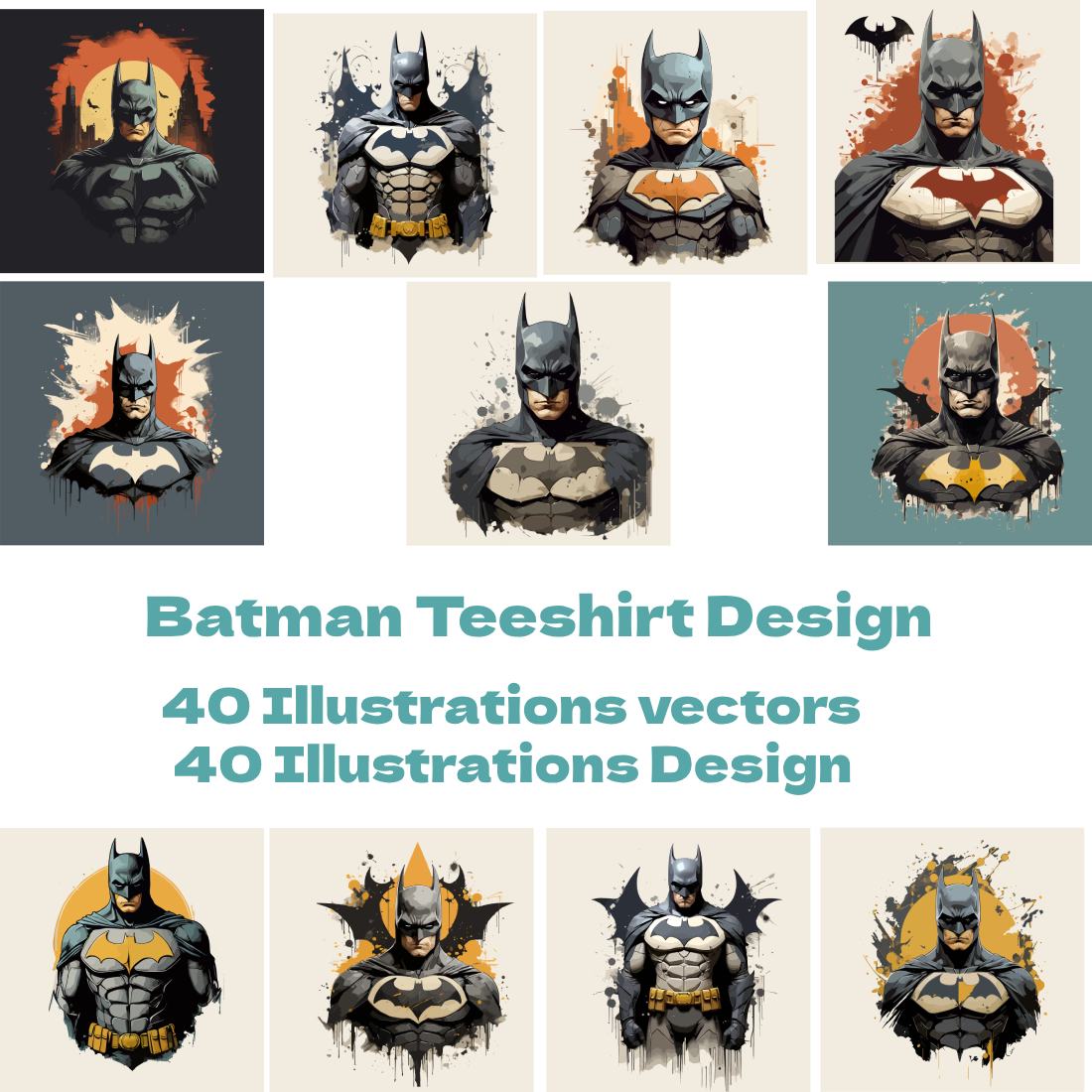 Batman Illustrations cover image.