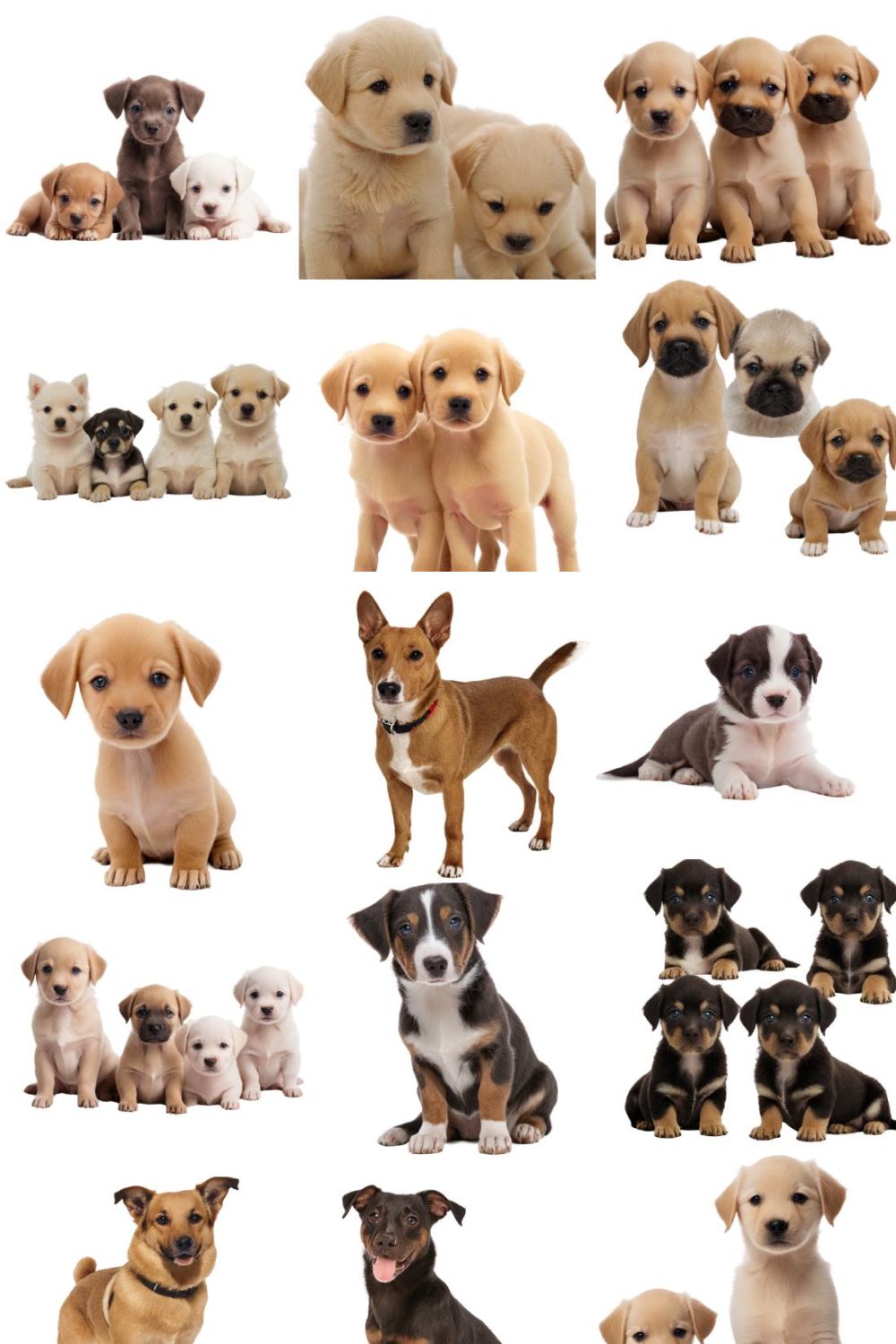 24 Dog png illustrations pinterest preview image.