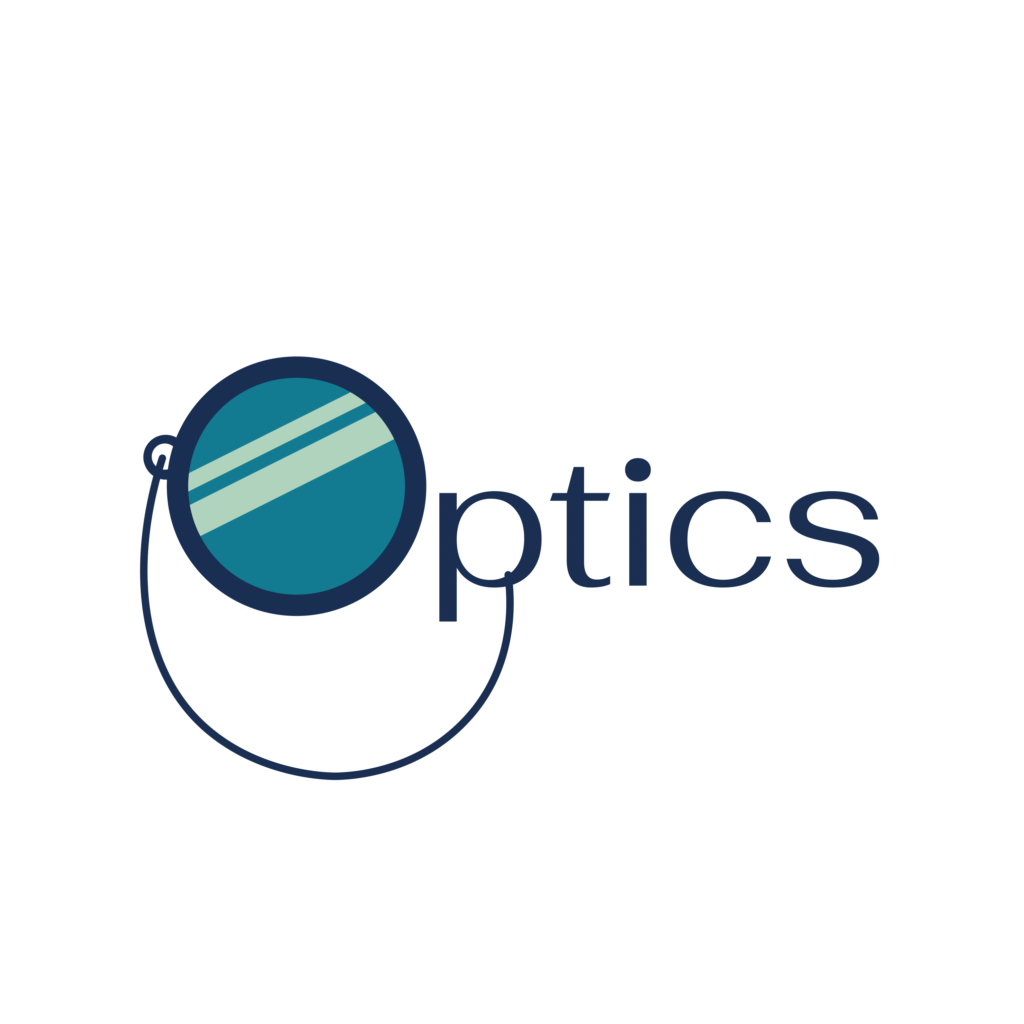 Optics vector logo - MasterBundles