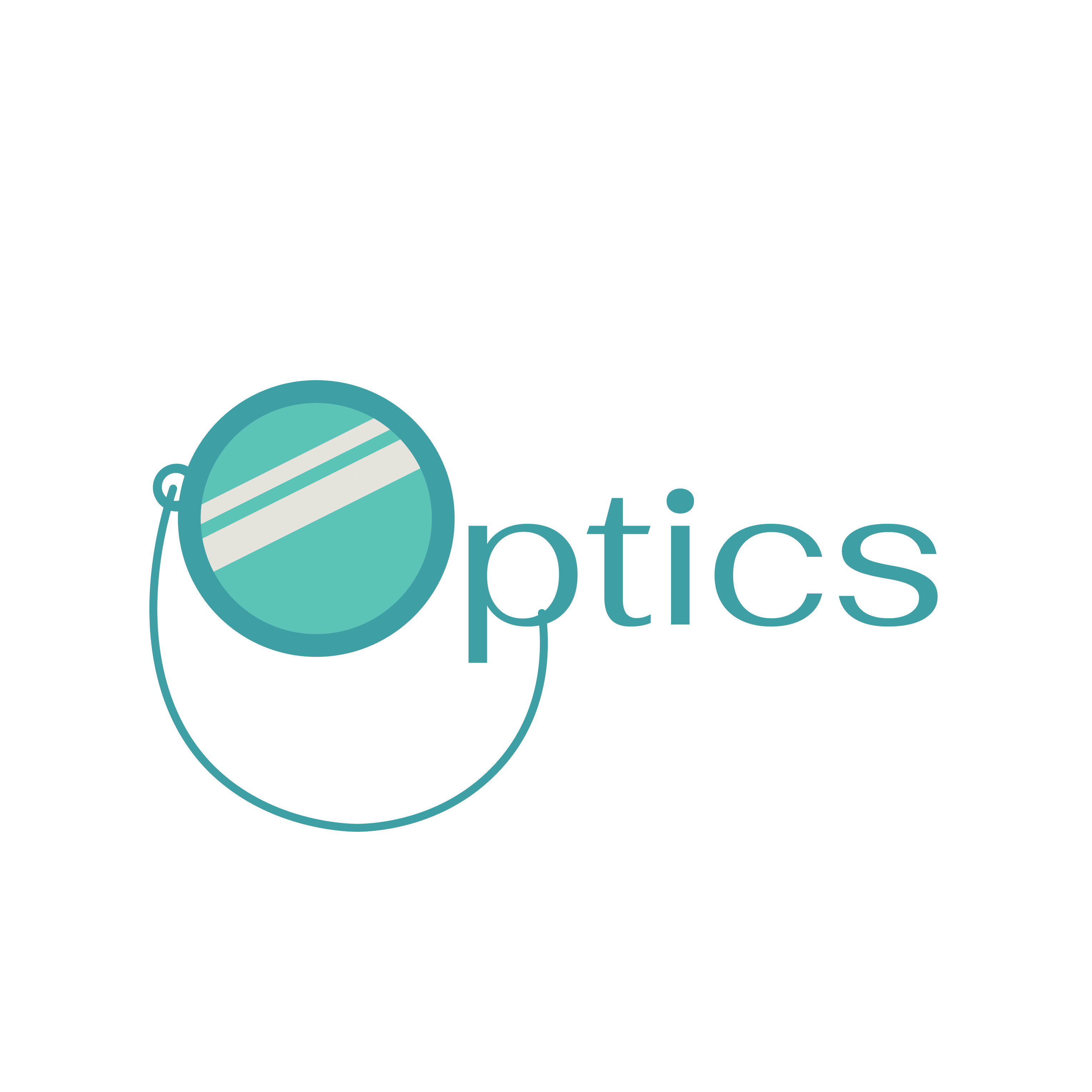 Optics vector logo preview image.