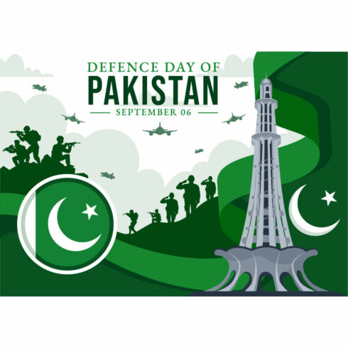 11 Pakistan Defence Day Illustration cover image.