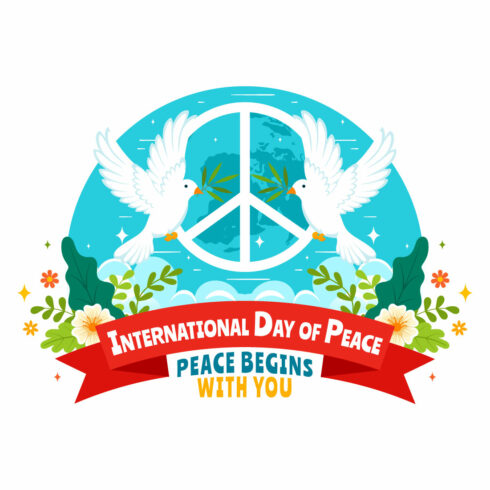 12 International Peace Day Illustration cover image.