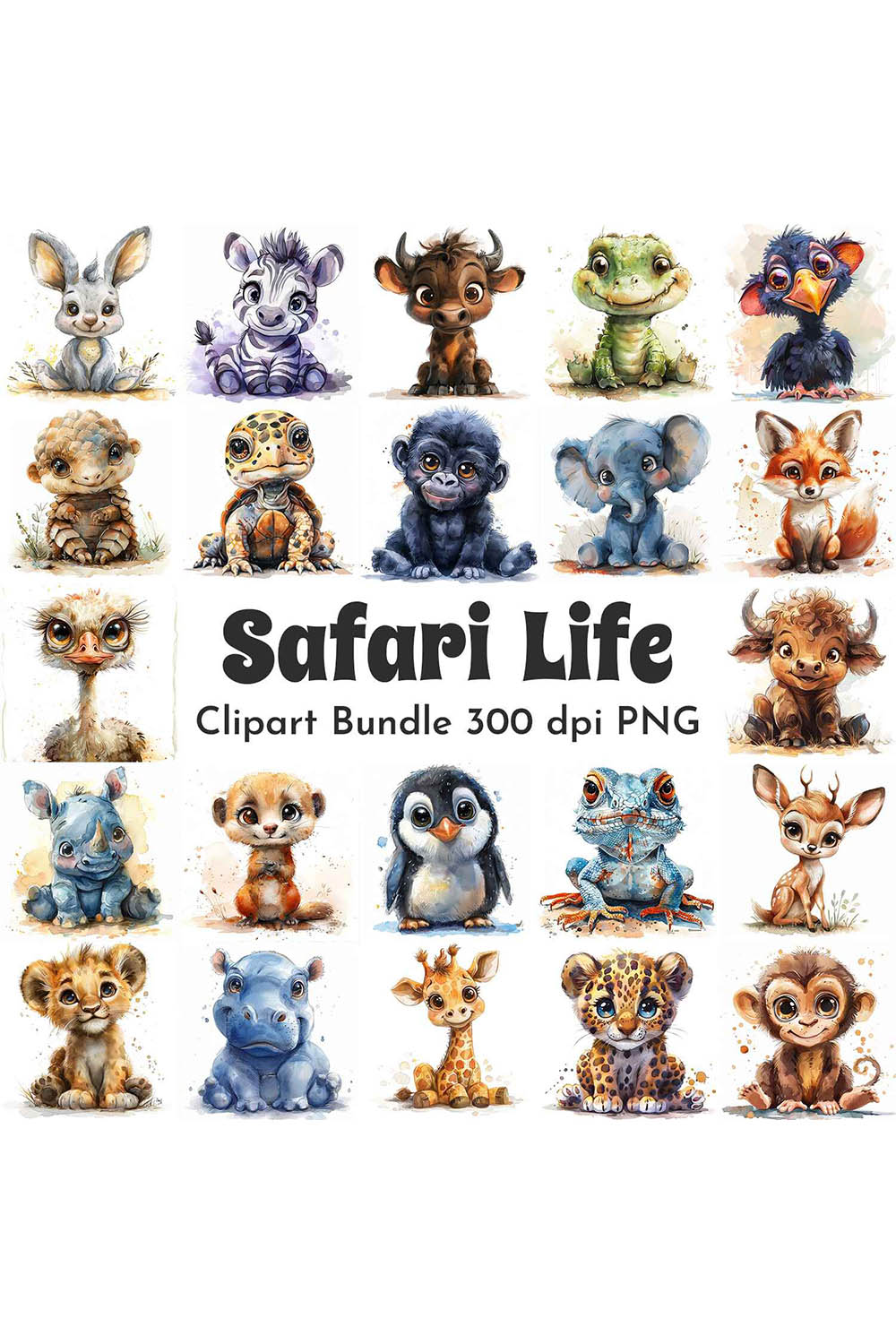 Sajari Life Clipart Bundle pinterest preview image.