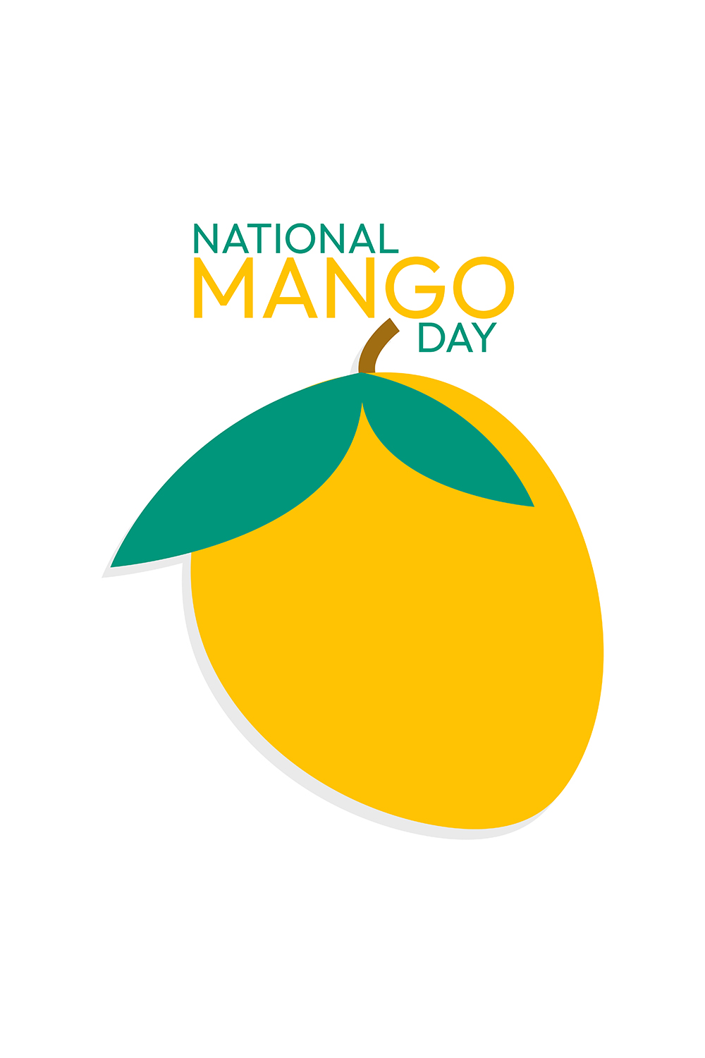National mango day illustration 3 templates pinterest preview image.
