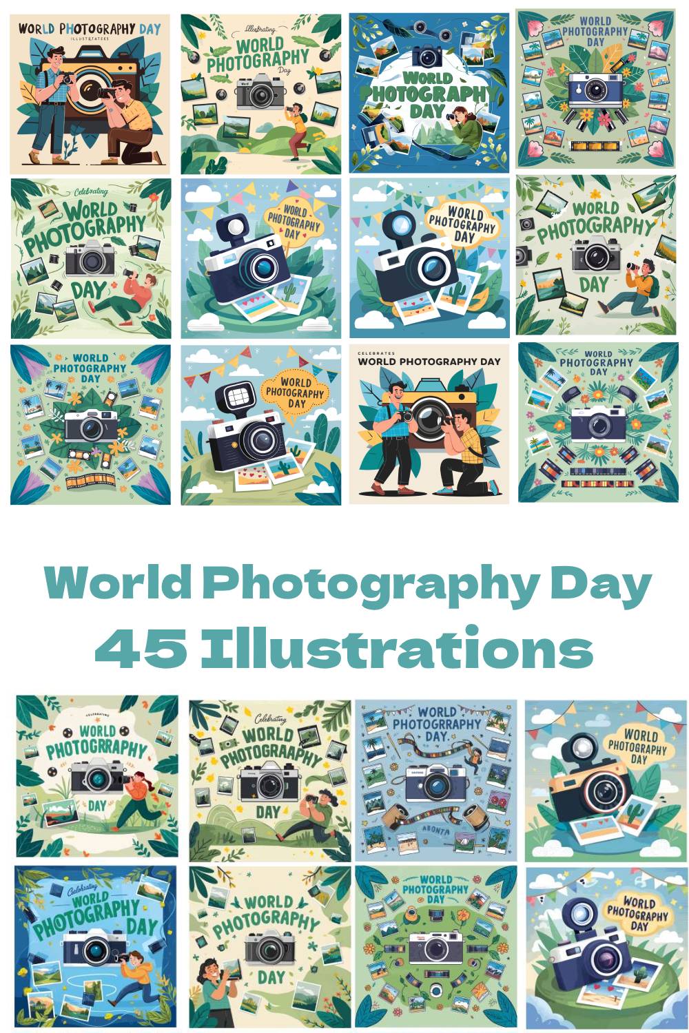 World Photography Day pinterest preview image.