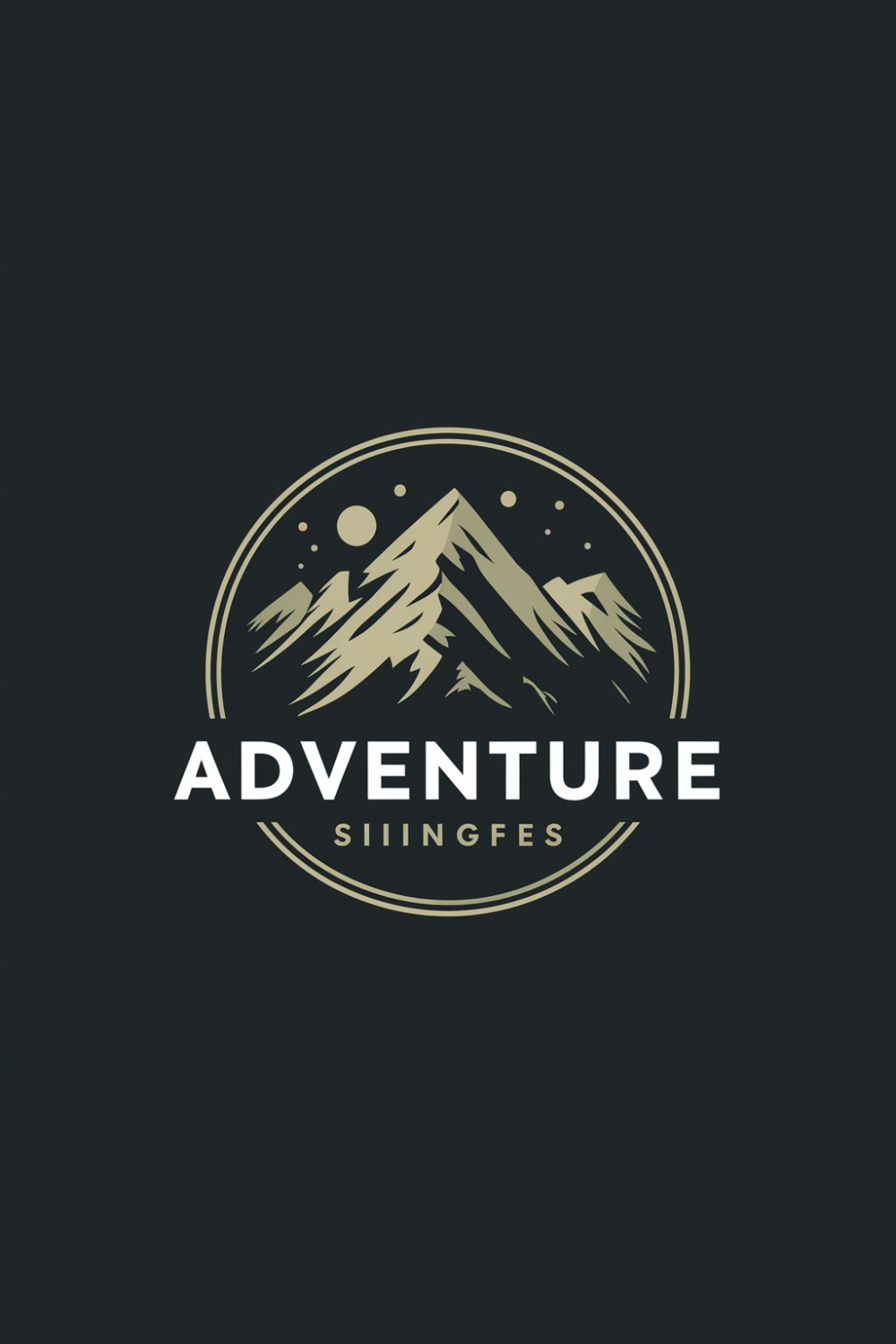 Adventure Logo Design pinterest preview image.