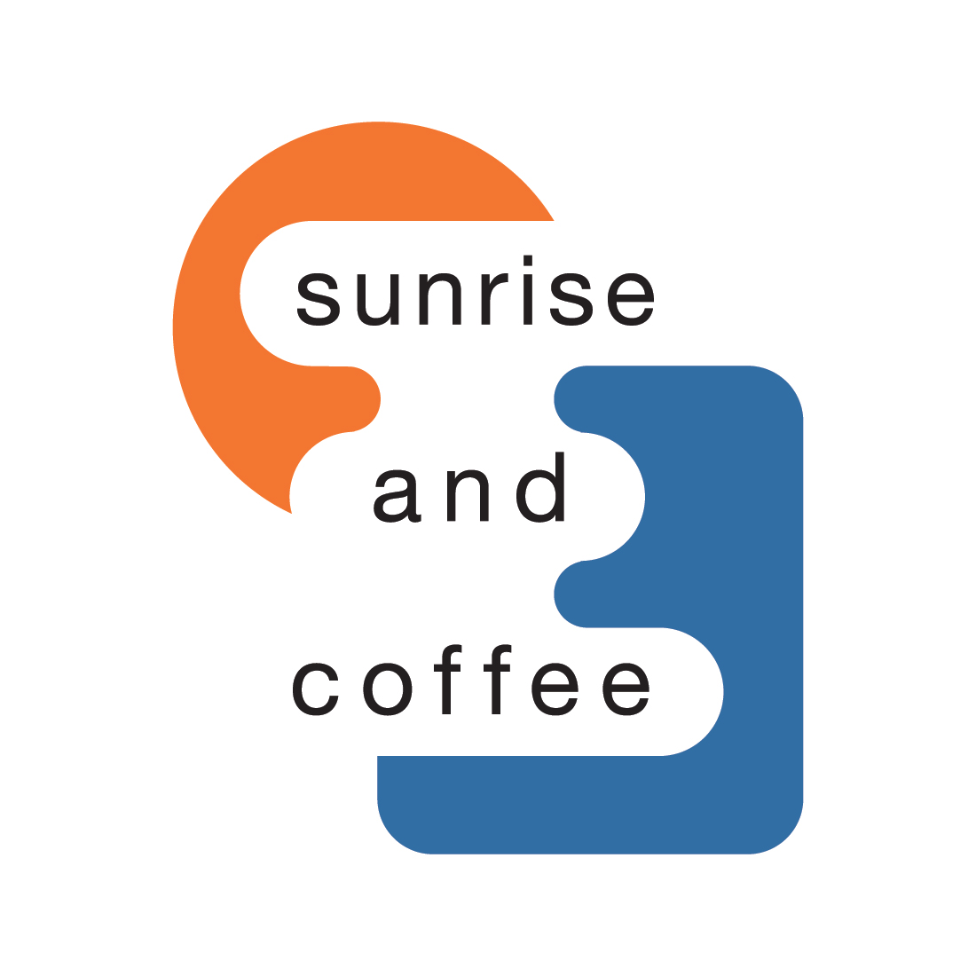 Awesome Eye-Catchy Sunrise And Coffee T-shirt Design preview image.