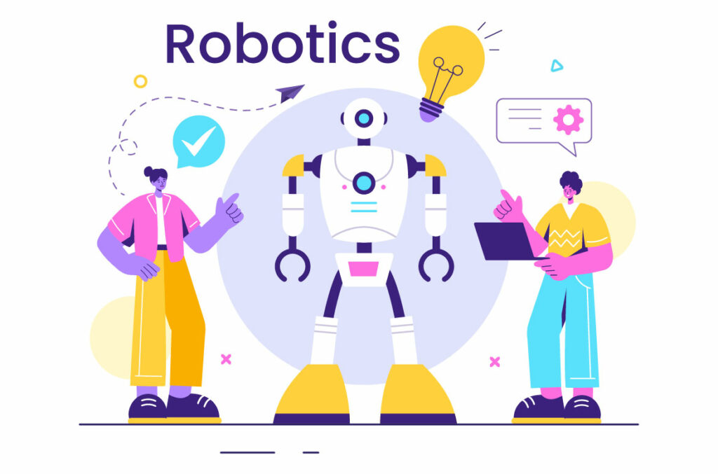 10 Robotics Vector Illustration - MasterBundles