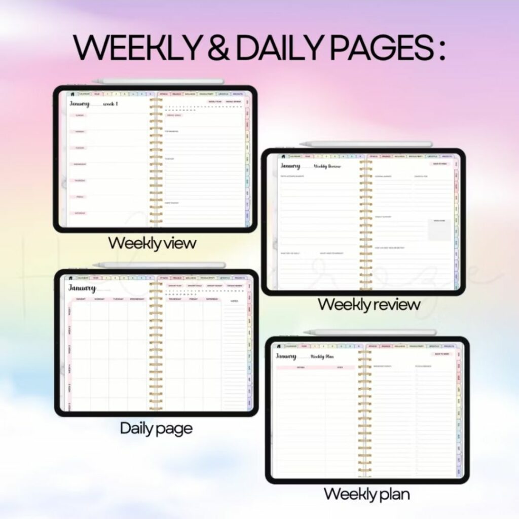 All-in-One Digital Planner - Your Ultimate Life Management Tool ...
