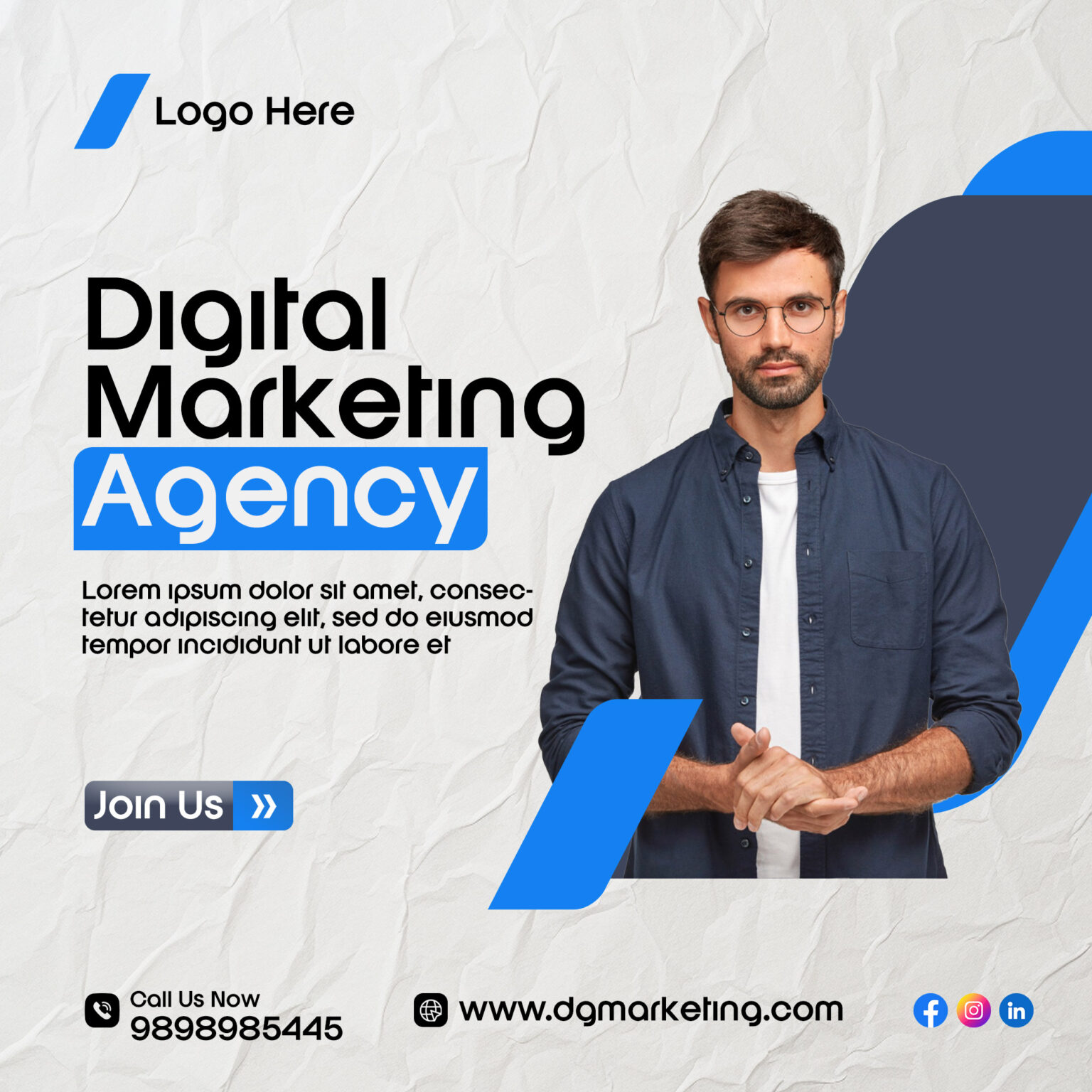 3 High Quality Creative Social Media Posts For Digital Marketing Agency ...