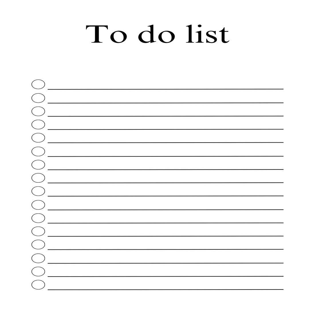 To do list preview image.