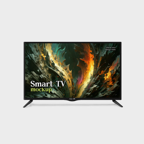 Smart TV Mockup Set cover image.