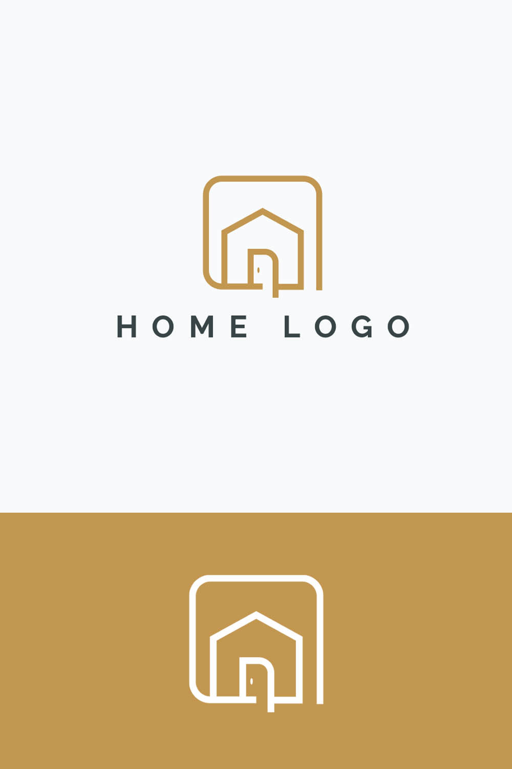 Creative Home Logo pinterest preview image.