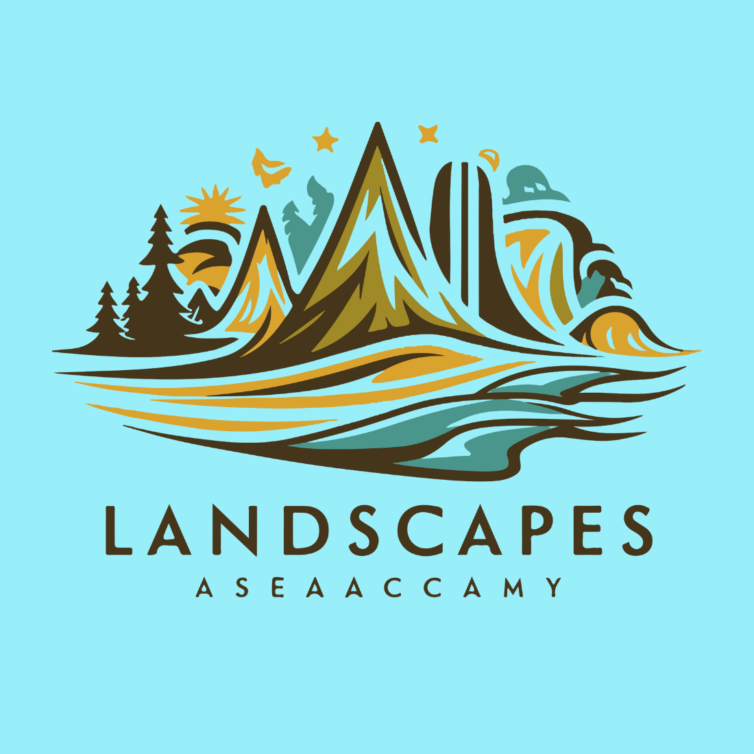 Landscape Logo Design preview image.