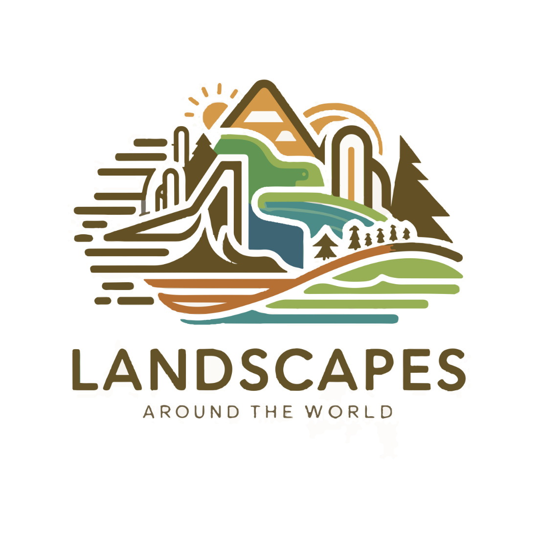 Landscape Logo design cover image.