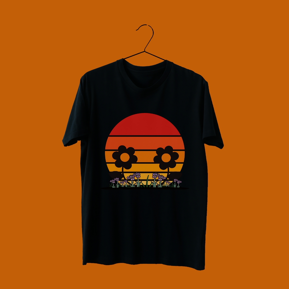 Sunset Bloom T-Shirt preview image.