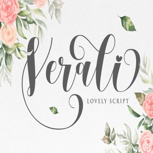 Verali - Script Fonts cover image.