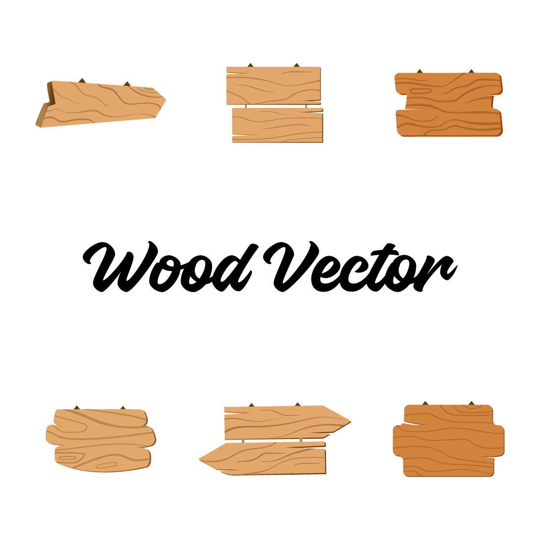 This is a wooden vector design Only $11 preview image.