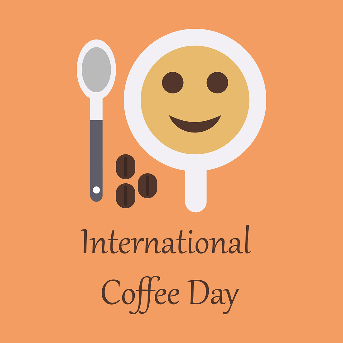 International Coffee Day Design 3 Templates preview image.