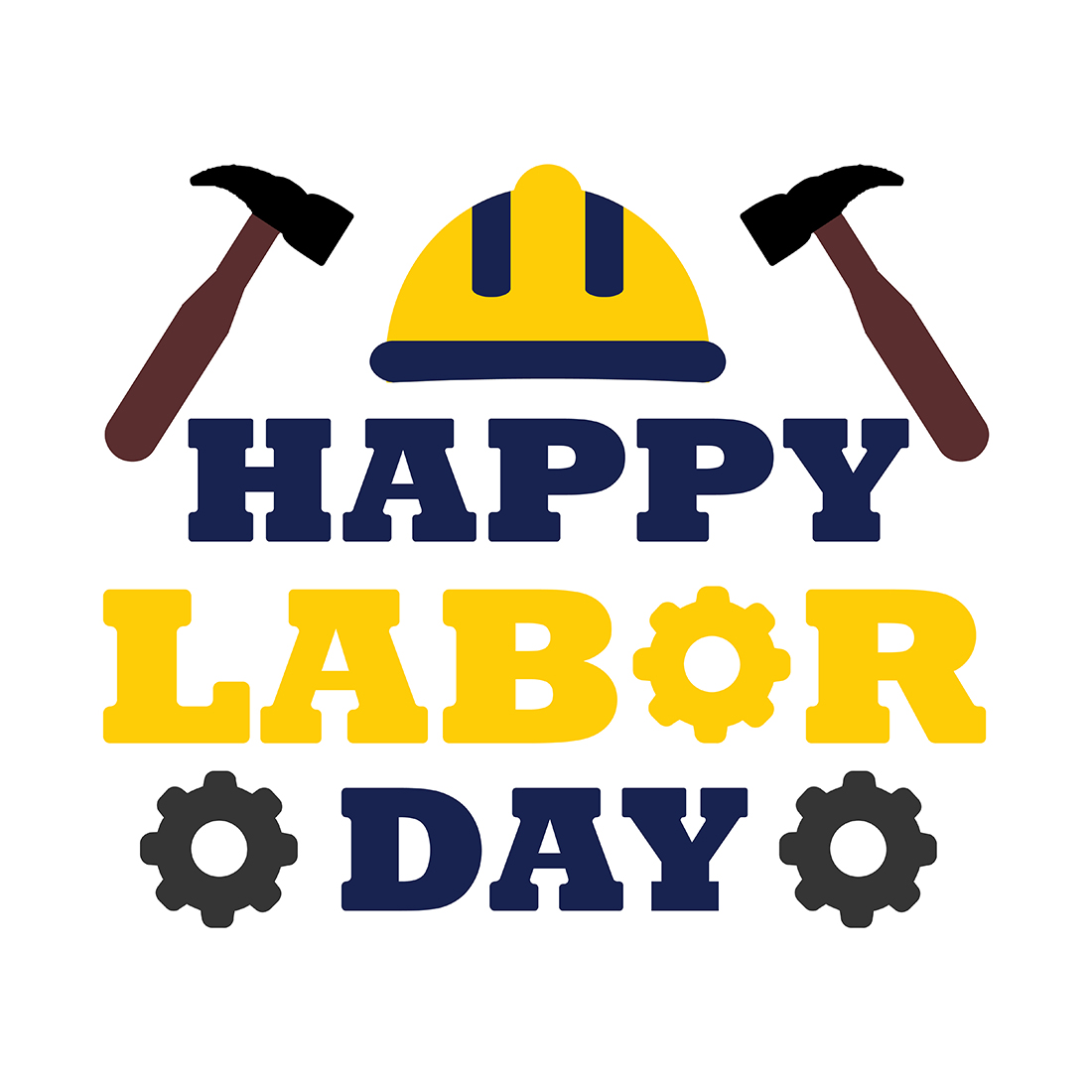 Labor day design templates cover image.