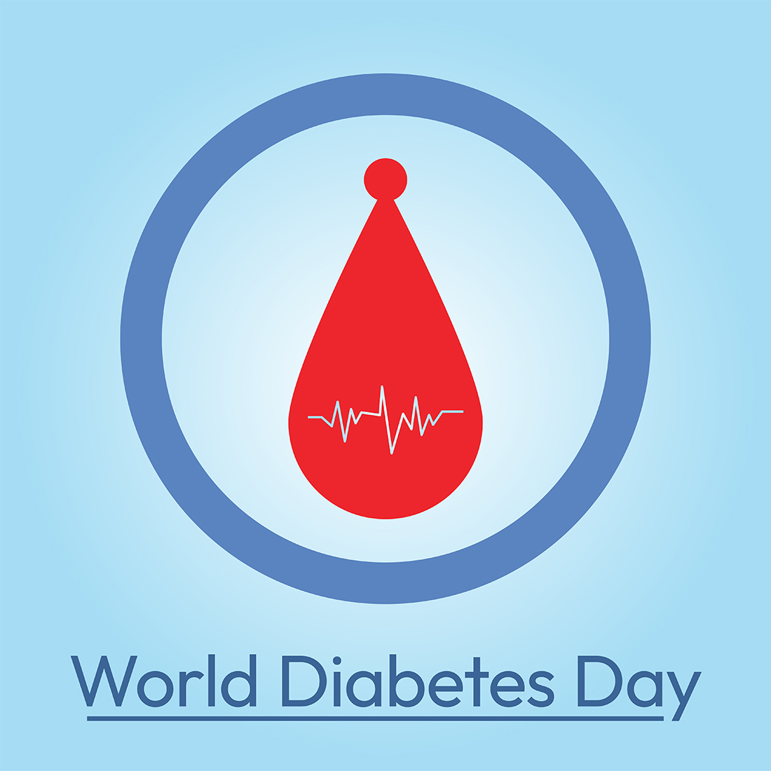 World Diabetes Day 3 Templates Design preview image.