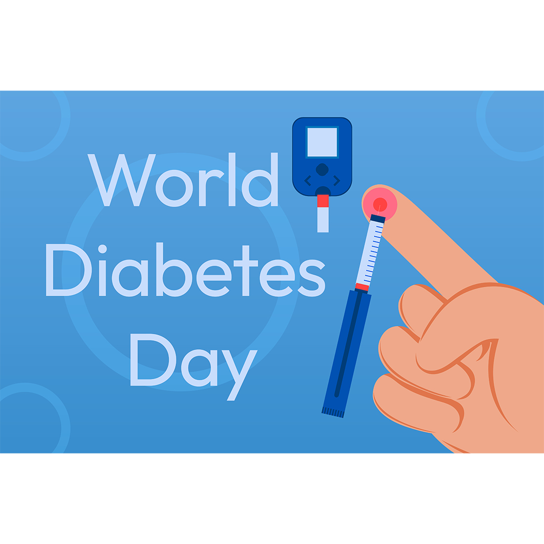 World Diabetes Day 2 Templates Design preview image.